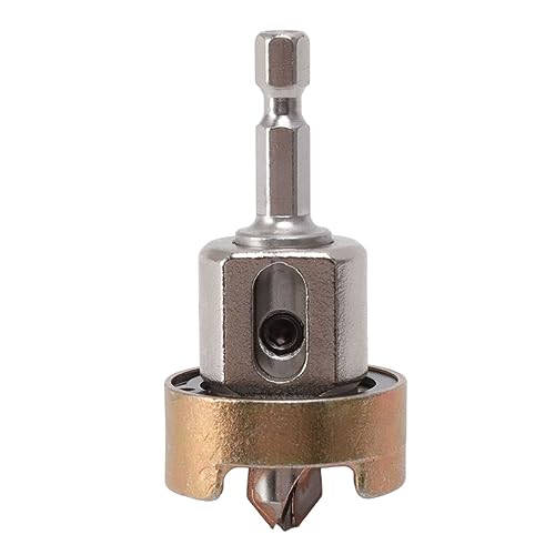Premium Countersink Bohrer Bit 5 Flötenkohlenstoffstahl einstellbare Tiefe Holzbearbeitungswerkzeug für Metallholz Kunststoff 3/8 x 3/32 x 1/4 Zoll Professionelle Klasse von ANKROYU