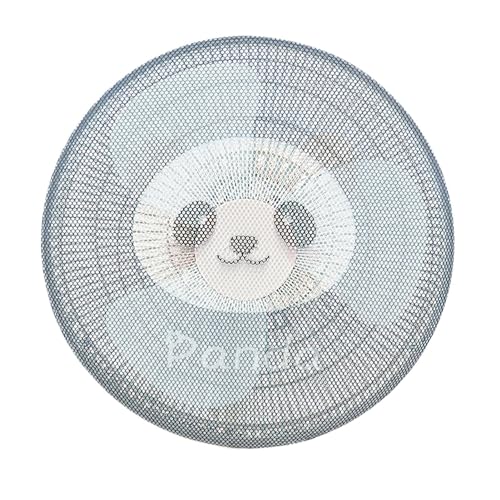 Runde Elektrofächer -Wach -Staubabdeckung Sicherheitsnetz -Mesh -Beschützer für Kinder weiches waschbares staubfestes Polyestermaterial für den Heimgebrauch (Panda groß) von ANKROYU
