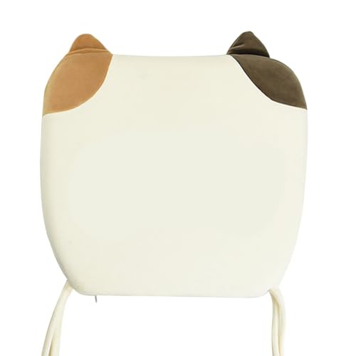 Stuhlkissen aus Memory-Schaum, Cartoon-Design, Esszimmerstuhlpolster, weich, bequem, rutschfest, für Zuhause, Küche, Büro, Innenbereich, hochwertiger Plüschstoff (36 * 38 * 4cm) von ANKROYU