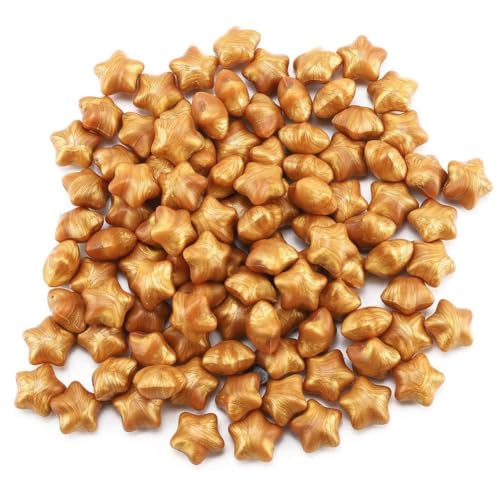 Versiegelung von Wachsperlen Premiumqualität Starke Haftung Einfaches Schmelzen für Hochzeitseinladungen Umhülle Begrüßungskarten 100pcs gemischte Farbe Gold Rot Gold Wachs Perlen (Gold) von ANKROYU