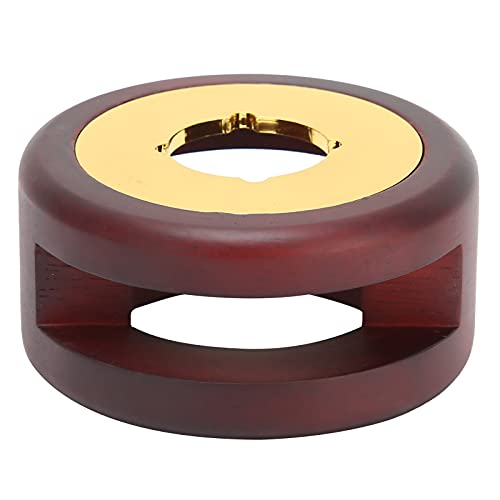 Wachssiegelofen Retro -Stil Holzwachs Schmelzherd mit Windschutzfunktion für Hochzeitseinladungen Geschenkverpackung 7.5x7.5x3.6 cm Metalllöffel inklusive inklusive von ANKROYU