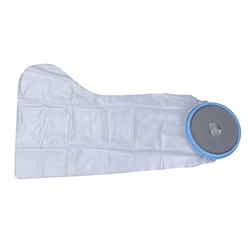 Wundschutz Bein Wundabdeckung Bad Wundabdeckung Wundguss Beschützer für Vollbein Dusche Badewize Schwimmaktivitäten Außenaktivitäten Blau transparent 195x725x415mmmm von ANKROYU