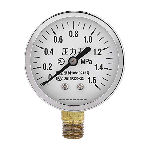 Y60 Druckschocksicherer Luftdruckermesser Genauige Messingeisenkonstruktion für die Überwachung des industriellen Wassersystems 0 1,6 mPa Range 60 mm Größe Y60 Druckschocksicherer Luftdruckermesser Genauige Messingeisenkonstruktion für die Überwachung des industriellen Wassersystems 0 1,6 mPa Range 60 mm Größe von ANKROYU