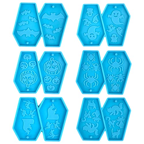 1/6pcs Ohrringe Anhänger Silikonform Halloween Serie 1/6pcs Ohrringe Anhänger Silikonform Halloween Serie von ANMITI