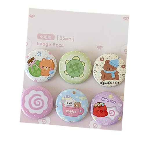 1. 6pcs Cartoon Metall Brosche Stifte Dekorative Abzeichen Für Kinder Erwachsene Kleidung Rucksäcke Hüte Jacken Zubehör Cartoon Emaille Pins 1. 6pcs Cartoon Metall Brosche Stifte Dekorative Abzeichen Für Kinder Erwachsene Kleidung Rucksäcke Hüte Jacken Zubehör Cartoon Emaille Pins von ANMITI