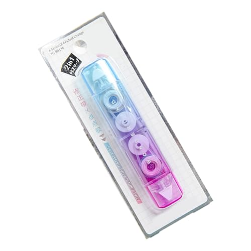 2 In 1 White Out Tape Scrapbooking Tape Doppelkopfkorrektur Mit Kleberwalze Für Instantskorrekturen von ANMITI