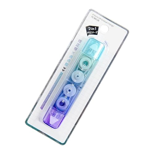 2 In 1 White Out Tape Scrapbooking Tape Doppelkopfkorrektur Mit Kleberwalze Für Instantskorrekturen von ANMITI