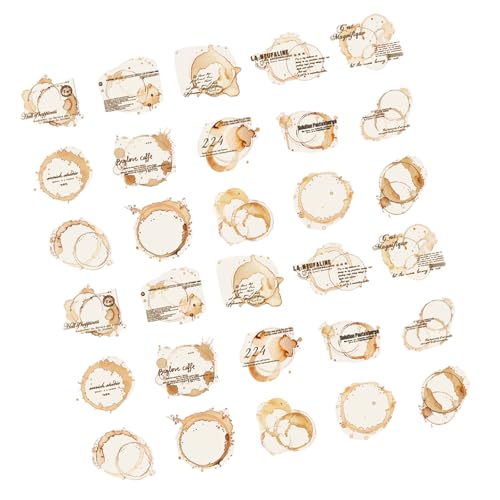 30pcs Tinten Flecken Ästhetischer Aufkleber Wasserbeständiger Haustieraufkleber Für Scrapbooking Planer Wasserflasche Journal Telefon Hülle Telefonhülle von ANMITI
