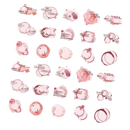 30pcs Tinten Flecken Ästhetischer Aufkleber Wasserbeständiger Haustieraufkleber Für Scrapbooking Planer Wasserflasche Journal Telefon Hülle Telefonhülle 30pcs Tinten Flecken Ästhetischer Aufkleber Wasserbeständiger Haustieraufkleber Für Scrapbooking Planer Wasserflasche Journal Telefon Hülle Telefonhülle von ANMITI