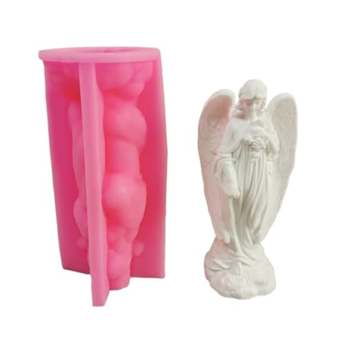 3D Geflügelte Mädchen Skulptur Silikonformen Für Epoxidharz Kerzenseife Machen Sie Fondant Silikonformen Für Toolarschoner von ANMITI