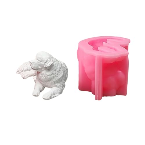 3D Hund Statue Silikonkerzenform Epoxidharz Silikonformen Für Kerzenseife Fondant Schokoladenkuchen Backen 3D Hund Statue Silikonkerzenform Epoxidharz Silikonformen Für Kerzenseife Fondant Schokoladenkuchen Backen von ANMITI