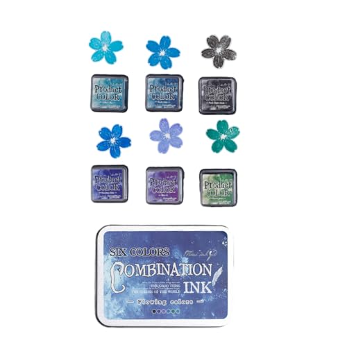 6 PCs Kombination Inkpad Fließende Farben Serie Inks Pad Set Stamp Pad Set Journal Supplies Für Kunsthandwerk Office Verwenden Sie Retro Stamp Fließende Farben Serie Tinte Für Kartenherstellung 6 PCs Kombination Inkpad Fließende Farben Serie Inks Pad Set Stamp Pad Set Journal Supplies Für Kunsthandwerk Office Verwenden Sie Retro Stamp Fließende Farben Serie Tinte Für Kartenherstellung von ANMITI