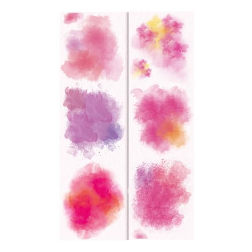 Ästhetisches Aquarell Dekorationsband 50mmx2m Wasserfestes Scrapbooking Dekorationsband Für Notebook Journal Planer Art Journal Dekoration Aufkleber Ästhetisches Aquarell Dekorationsband 50mmx2m Wasserfestes Scrapbooking Dekorationsband Für Notebook Journal Planer Art Journal Dekoration Aufkleber von ANMITI