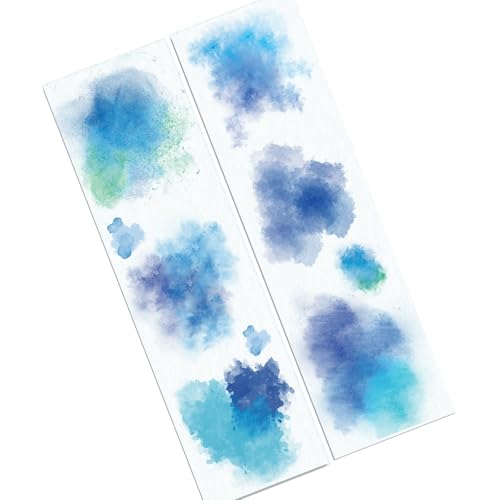 Ästhetisches Aquarell Dekorationsband 50mmx2m Wasserfestes Scrapbooking Dekorationsband Für Notebook Journal Planer Art Journal Dekoration Aufkleber Ästhetisches Aquarell Dekorationsband 50mmx2m Wasserfestes Scrapbooking Dekorationsband Für Notebook Journal Planer Art Journal Dekoration Aufkleber von ANMITI