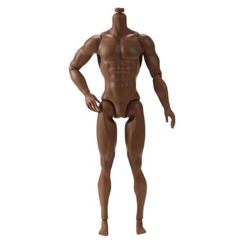 ANMITI 12.20inch Poable Männlicher Figuren Körper Realistischer Muskeldefinition 13 Flexible Gelenk Realistischer PVC Figuren Körper Flexible Für Dynamische Posen von ANMITI
