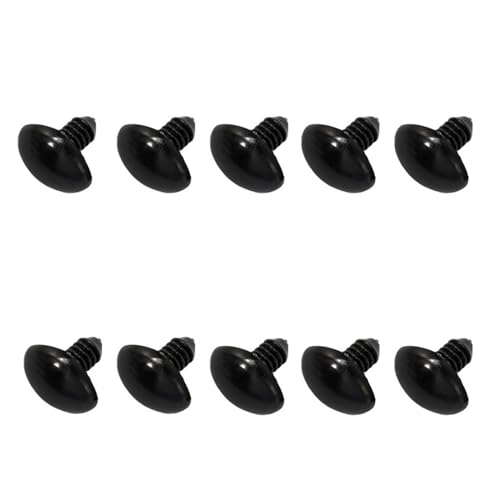 ANMITI 200x/festgelegte Plastiksicherheitsnase Nasengefüllte Häkelhäkchen Häkeln Spielzeugplüschzubehör Accessoires von ANMITI