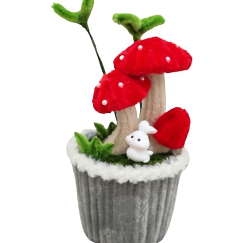 ANMITI Plüschstiele Topfblumenhandwerk Set Plush Stängel Steckte Pflanze Vorräte Für Hochzeitstisch Mittelstücke Hausdekoration ANMITI Plüschstiele Topfblumenhandwerk Set Plush Stängel Steckte Pflanze Vorräte Für Hochzeitstisch Mittelstücke Hausdekoration von ANMITI