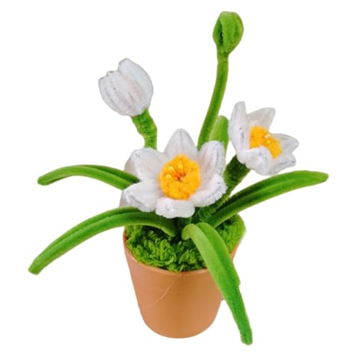 ANMITI Plüschstiele Topfblumenhandwerk Set Plush Stängel Steckte Pflanze Vorräte Für Hochzeitstisch Mittelstücke Hausdekoration ANMITI Plüschstiele Topfblumenhandwerk Set Plush Stängel Steckte Pflanze Vorräte Für Hochzeitstisch Mittelstücke Hausdekoration von ANMITI