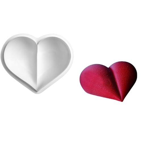 Bowtie Heart Cake Formen Schokolade Fondant Form Herz Silikon Kerzenformen Für Epoxidharz Kerzenseife Süßigkeiten Schokolade von ANMITI