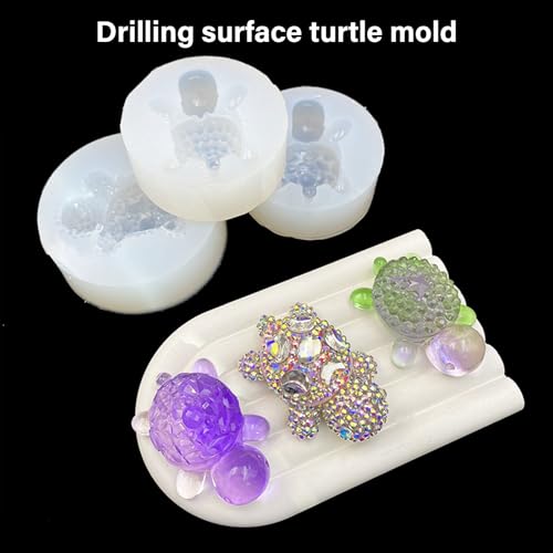 Diamonds Schildkröten Basteln Silikonform Rosthoring Schimmel Für Hausgemachte Schildkröten Kunstzubehör Und Geschenke Hochwertige Form von ANMITI