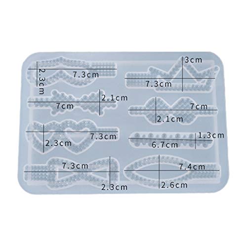 Epoxidharzform Haarklammern Barrettes Guss Silikonform Haarstift Gussharz Schimmel Art Haarnadel Haarnadel Epoxidharzform Haarklammern Barrettes Guss Silikonform Haarstift Gussharz Schimmel Art Haarnadel Haarnadel von ANMITI
