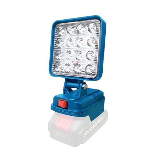 Faltbare LED Light Outdoor Taschenlampen USB Ladung Für 14.4-20 V Lithiumbatterien USB Anschluss Kunststoff Konstruktion Faltbares Arbeitslicht von ANMITI
