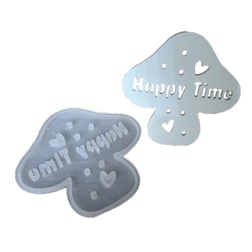 Handwerk Silikonform Für Pilzförmige LED Nachtlampe Easy Demold Nightlight Form Schmuck Schmuck Ergänzung LED Licht Einsatz von ANMITI