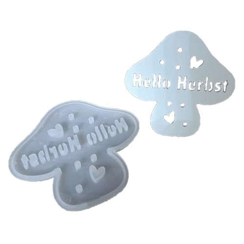 Handwerk Silikonform Für Pilzförmige LED Nachtlampe Easy Demold Nightlight Form Schmuck Schmuck Ergänzung LED Licht Einsatz von ANMITI