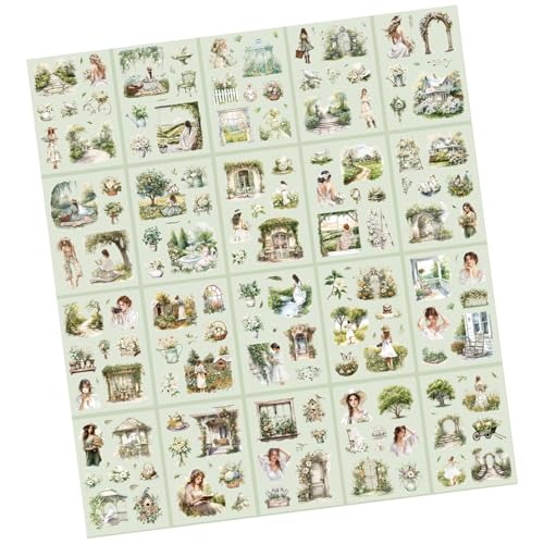 Mädchen Charakter Thema Aufkleber Belohnung Dekorative Label Scrapbook Stickers Gepäckaufkleber Für Laptop Gepäckgirl Charakter Themenschrift Journal Scrapbook von ANMITI