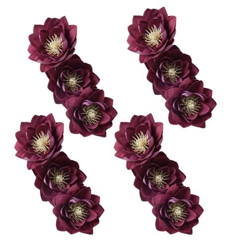 Moderne Vorhangsteuerbacks Blumenmuster Vorhang Holdbacks 4 Pieces Für Wohnraum Fensterdekoration Moderne Vorhangsteuerbacks Blumenmuster Vorhang Holdbacks 4 Pieces Für Wohnraum Fensterdekoration von ANMITI