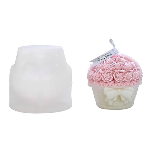 Nicht STICK Silikon 3D Blumenkorb Form Zum Handwerk 3D Aromatherapies Kerze Home Dekoration Schimmelgeschenk Schimmelpilze Nicht STICK Silikon 3D Blumenkorb Form Zum Handwerk 3D Aromatherapies Kerze Home Dekoration Schimmelgeschenk Schimmelpilze von ANMITI