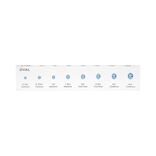 Professionelle Acrylringe Größenwerkzeug Präziser Messung Für Runde Ovale Edelstein Edelsteine ​​Schmuckmake Gadget Schmuckwerkzeuge Und Zubehör Größenskala von ANMITI