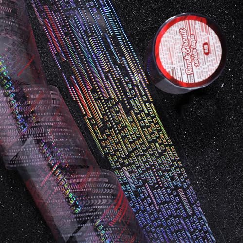 Punk Circuit Design Scrapbooking Aufkleber Klares Wasserdichtes Tierklebeband Für Journals Diaries Craft Pet Transparent Aufkleber von ANMITI