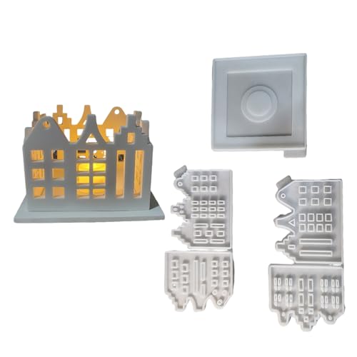 Set Von 3 Kreativen Goth House Home Accessoire Silikonformen Für Die Herstellung Dekorativer Kerzen Und Duftende Handwerks Set Von 3 Kreativen Goth House Home Accessoire Silikonformen Für Die Herstellung Dekorativer Kerzen Und Duftende Handwerks von ANMITI