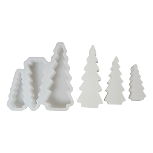 Weihnachtsbaum Silikonkerzenform Für Epoxidharz Handgefertigt Kerze Seife Weihnachten Home Dekoration Seife Making Formen Dekorative Baumform von ANMITI