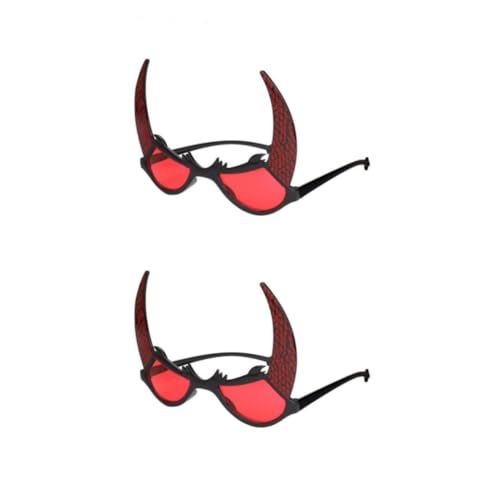 ANNIUP Teufelshörner lustige Brille, Partybrille, Festival-Sonnenbrille, lustige Sonnenbrille, personalisierte lustige Requisiten, Parodie-Spielzeug, Prom dress up Brille ANNIUP Teufelshörner lustige Brille, Partybrille, Festival-Sonnenbrille, lustige Sonnenbrille, personalisierte lustige Requisiten, Parodie-Spielzeug, Prom dress up Brille von ANNIUP