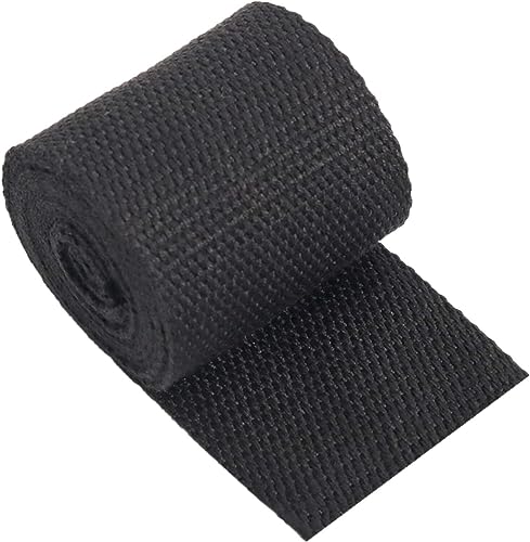 Gurtband aus Nylon, 25 mm, 38 mm, 20 mm, 50 mm breit, Polster-Gurtband for Taschen, 10 Yards/Los (Farbe: Rot, Größe: 50 mm/10 Yards) (Farbe: Weiß, Größe: 20 mm/10 Yards) (Color : Black, Size : 20MM/ von ANNURA