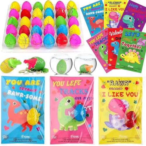 ANPHILE Valentinstagskarten mit Dinosaurier-Eiern, 30 Stück, Valentinstagsgeschenke für Kinder, Studenten, Klassenzimmer, Klassenaustausch, Geschenke ANPHILE Valentinstagskarten mit Dinosaurier-Eiern, 30 Stück, Valentinstagsgeschenke für Kinder, Studenten, Klassenzimmer, Klassenaustausch, Geschenke von ANPHILE