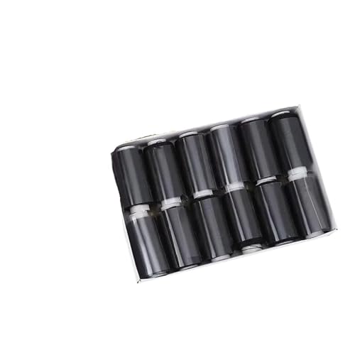 1 Stück Set Allzweck-Nähgarne vorgewickelte Spule und Maschine DIY Handwerk Stickgarn FüR Basteln(Black) von ANQKYO
