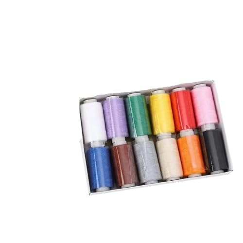 1 Stück Set Allzweck-Nähgarne vorgewickelte Spule und Maschine DIY Handwerk Stickgarn FüR Basteln(Mixed) von ANQKYO