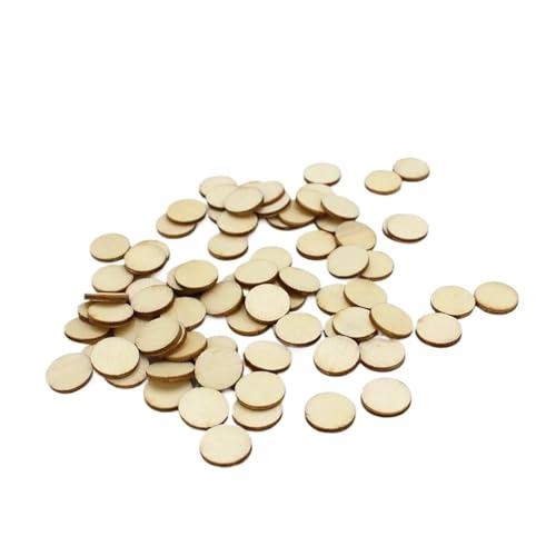 100 stücke Unfinished Holz Runde Kreise Ring Handwerk Karte Machen Scrapbooking DIY Verschönerung Kunst Dekorative FüR Diy Handwerk(20mm) von ANQKYO