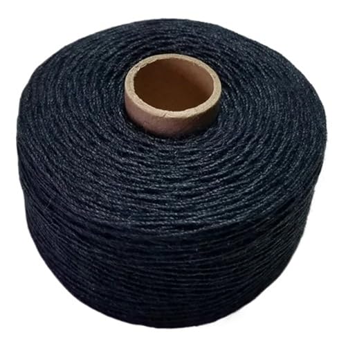 2 stücke Bunte Fäden Schnur Schnüre Garn for Nähen Stricken Stickerei Häkeln DIY FüR Basteln(Black) von ANQKYO