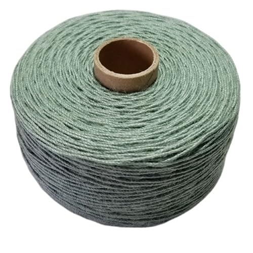 2 stücke Bunte Fäden Schnur Schnüre Garn for Nähen Stricken Stickerei Häkeln DIY FüR Basteln(Light green) von ANQKYO