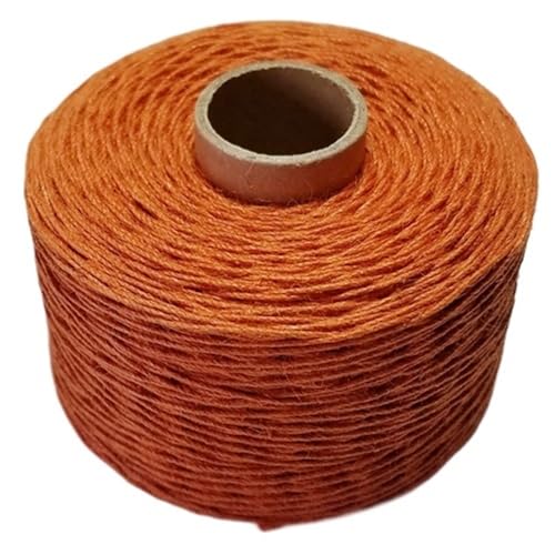 2 stücke Bunte Fäden Schnur Schnüre Garn for Nähen Stricken Stickerei Häkeln DIY FüR Basteln(Orange) von ANQKYO