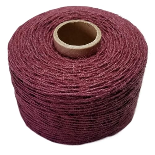 2 stücke Bunte Fäden Schnur Schnüre Garn for Nähen Stricken Stickerei Häkeln DIY FüR Basteln(Perple red) von ANQKYO