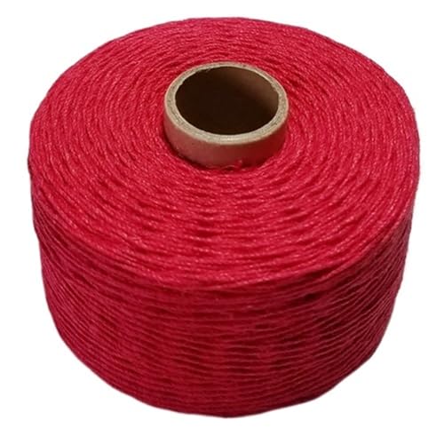 2 stücke Bunte Fäden Schnur Schnüre Garn for Nähen Stricken Stickerei Häkeln DIY FüR Basteln(Red) von ANQKYO