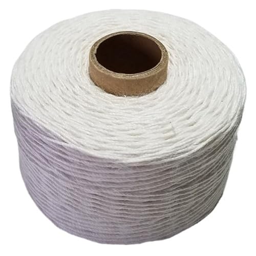 2 stücke Bunte Fäden Schnur Schnüre Garn for Nähen Stricken Stickerei Häkeln DIY FüR Basteln(White) von ANQKYO