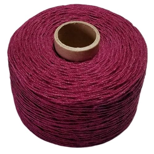 2 stücke Bunte Fäden Schnur Schnüre Garn for Nähen Stricken Stickerei Häkeln DIY FüR Basteln(Wine red) von ANQKYO