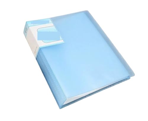 2 stücke Transparent PVC Tasche A5 Display Buch Multi Tasche Datei Ordner for Dokument Veranstalter FüR Organisieren(Blue) von ANQKYO