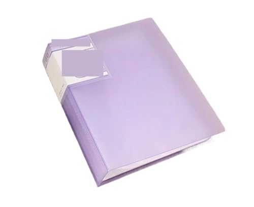 2 stücke Transparent PVC Tasche A5 Display Buch Multi Tasche Datei Ordner for Dokument Veranstalter FüR Organisieren(PURPLE) von ANQKYO